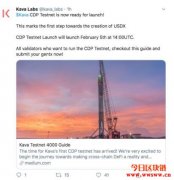 跨链DeFi平台Kava的第一个CDP测试网络将于2月5日启动