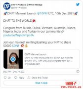 去中心化 NFT 网络 DNFT 主网将于 12 月 11 号上线