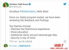 美国热门券商Robinhood 计划明年1 月推