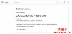 Google支持在搜索结果中显示ENS域名钱
